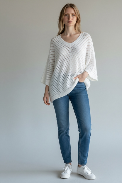 V-NECK CROCHET PATTERN TOP