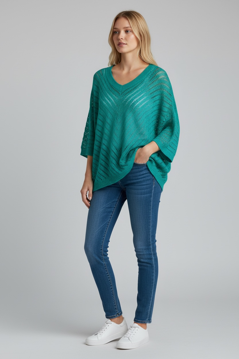 V-NECK CROCHET PATTERN TOP