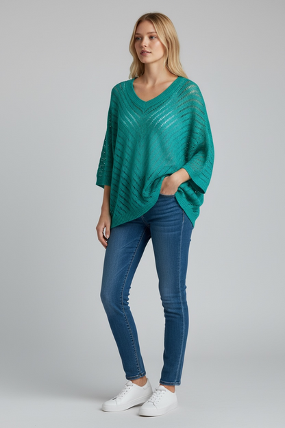 V-NECK CROCHET PATTERN TOP