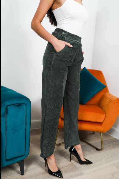 WIDE LEG NEEDLECORD MAGIC TROUSERS