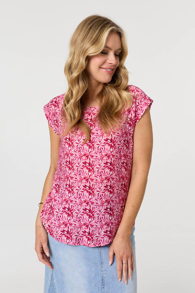 Floral Print T-shirt Top