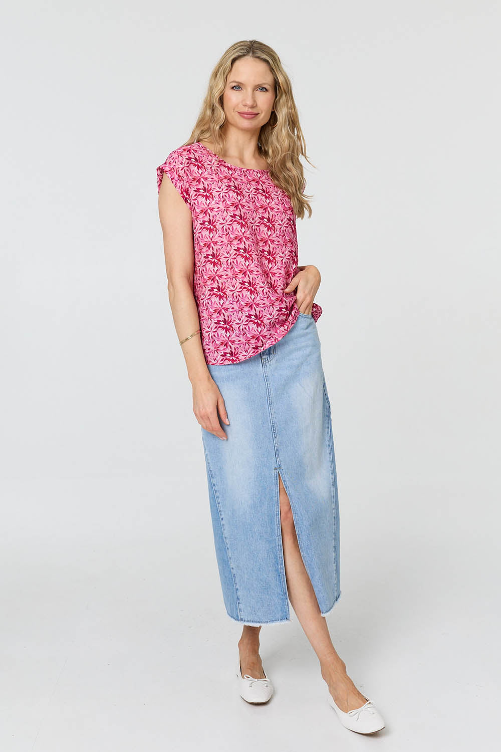 Floral Print T-shirt Top