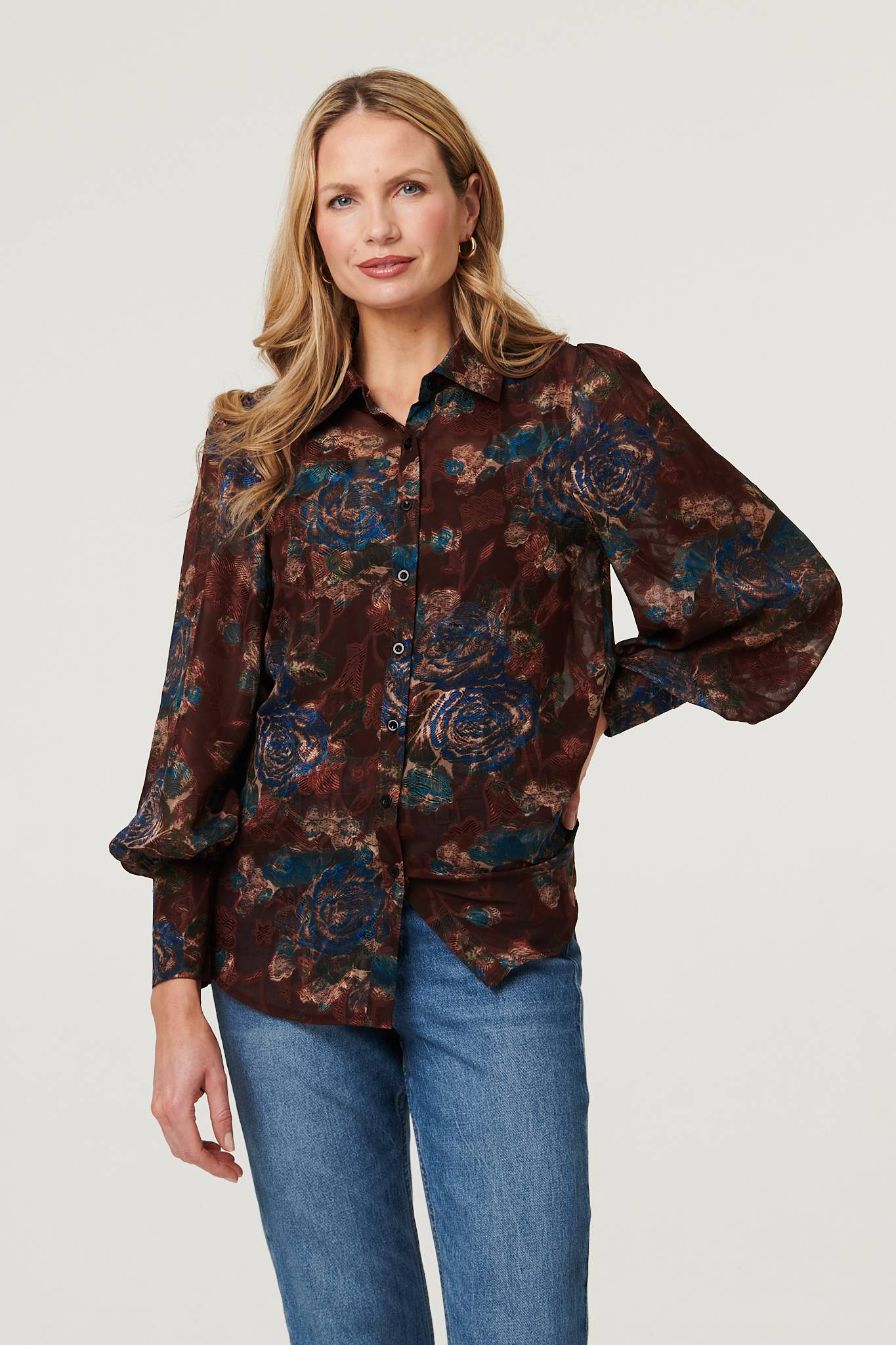 TEXTURED LAYERED LONG SLEEVE SHIRT [PK-8]