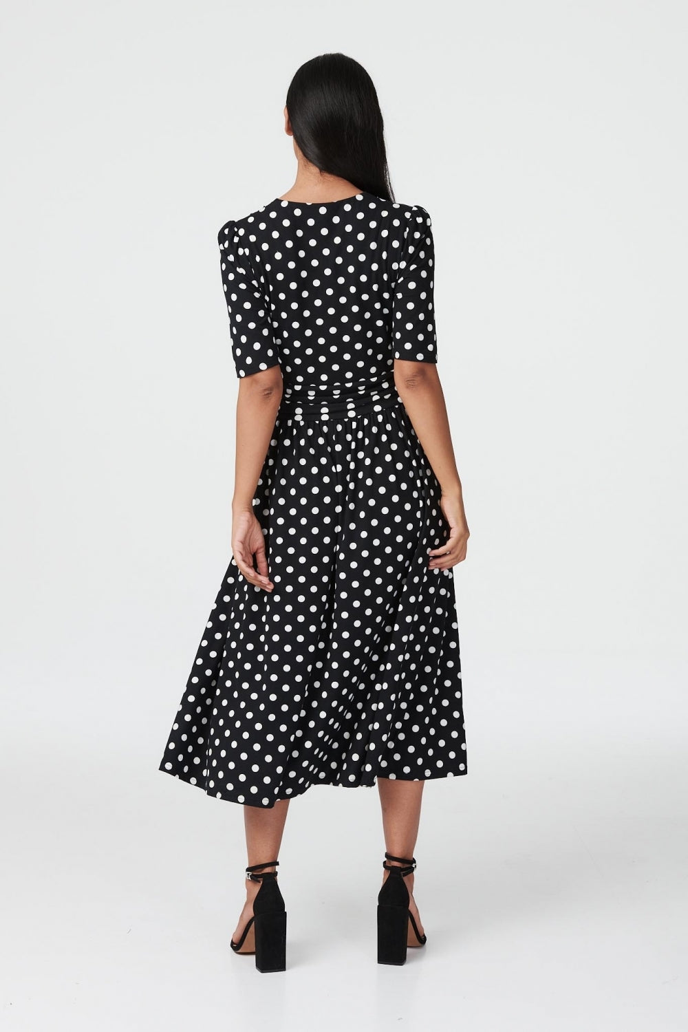 Polka Dot Wrap Dress