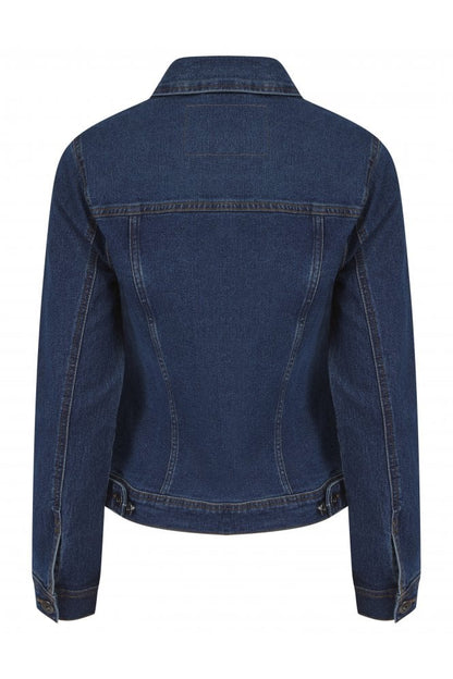 Washed Denim Stretch Jacket